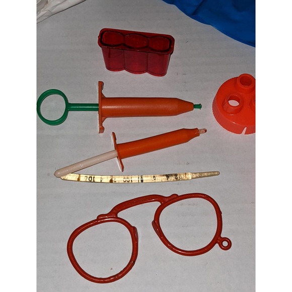 Antique 1940's Transogram Children's Play Nurse Kit Uniform Pretend Extra's Rare - Picture 4 of 12